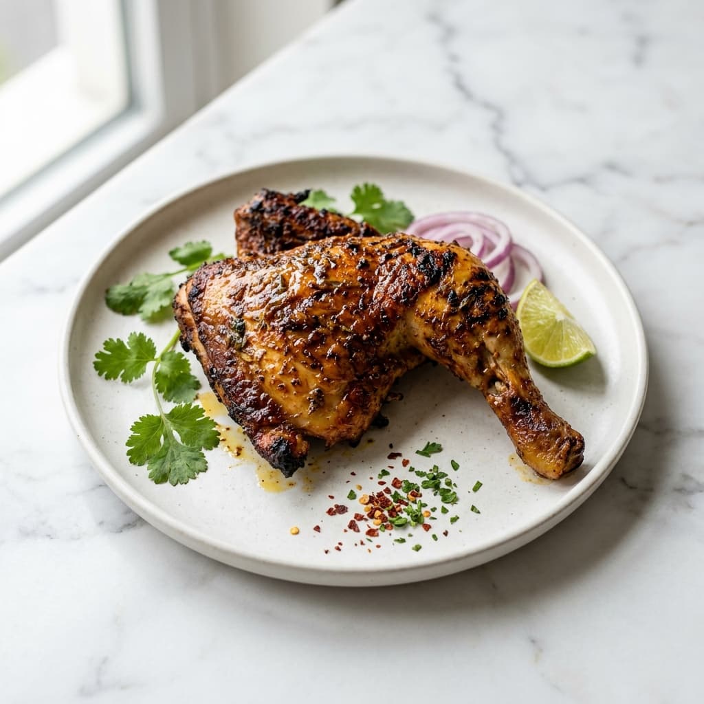 Local Chicken hero presentation from Smoky Bowls, authentic Nigerian food in Melbourne.